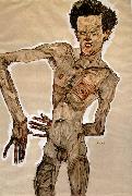 Egon Schiele Standing Male Nude china oil painting reproduction
